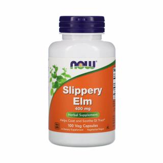 Slippery Elm (Ulmus rubra), 400mg, Now Foods, 100 capsule