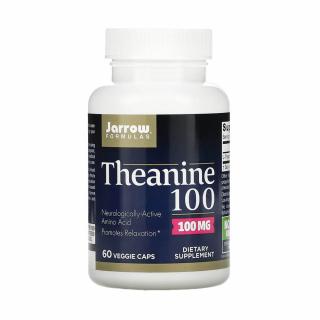 Theanine (L-Teanina), 100 mg, Jarrow Formulas, 60 capsule