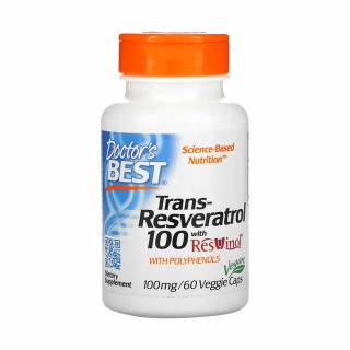 Trans-Resveratrol with Resvinol, 100 mg, Doctor s Best, 60 capsule