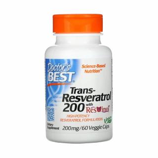 Trans-Resveratrol with Resvinol, 200 mg, Doctor s Best, 60 capsule