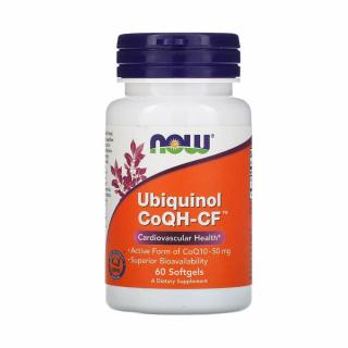 Ubiquinol CoQH-CF (Kaneka), Now Foods, 60 softgels