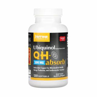 Ubiquinol, QH-Absorb, 100 mg, Jarrow Formulas, 120 softgels