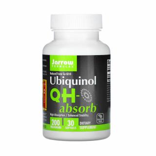 Ubiquinol, QH-Absorb, 200 mg, Jarrow Formulas, 30 softgels