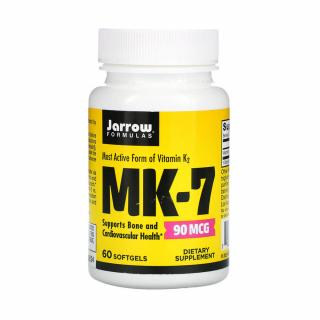 Vitamin K2, MK-7, 90 mcg, Jarrow Formulas, 60 softgels