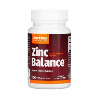 Zinc Balance (Zinc L-Methionine Sulfate), Jarrow Formulas, 100 capsule