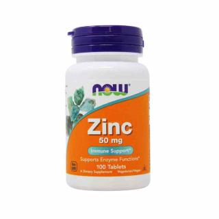 Zinc (Mineral), 50mg, Now Foods, 100 tablete