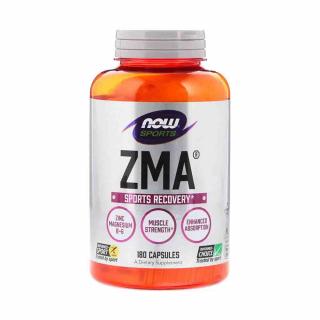 ZMA Sports Recovery (Zinc Magneziu B6) Now Foods, 180 capsule