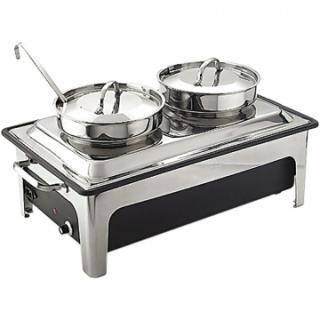 Chafing Dish electric cu 2 supiere, Saporoso