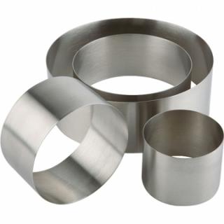 Forma inel decorare, O 120 mm, H 45 mm, inox, Saporoso