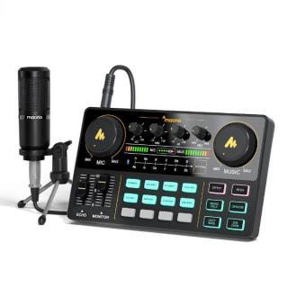 Maonocaster Lite All in One AU-AM200 set Mixer, Microfon si Casti pentru podcast