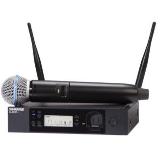 Shure GLX24R+ BETA58 Sistem wireless cu microfon BETA58 varianta pentru Rack