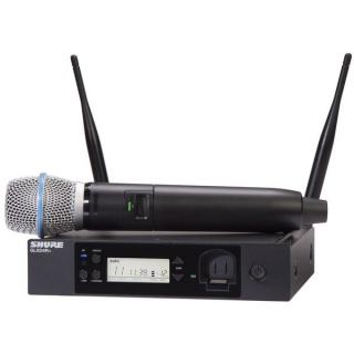 Shure GLXD24R+ BETA87 Sistem wireless cu microfon BETA87 varianta pentru Rack