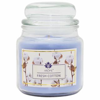 ARÔME - Fresh Cotton  Lumânare parfumată în sticlă 424 g