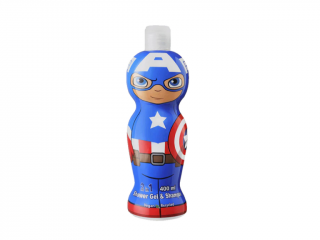 CAPTAIN AMERICA - gel de duș și șampon 2în1  Gel de duș și șampon - 400 ml