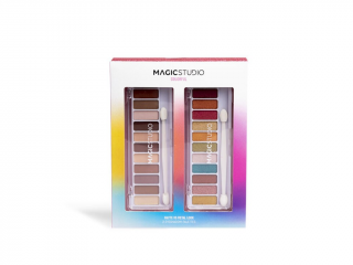 Magic Studio - COLORFUL MATTE vs METAL EYESHADOW PALET  Set cadou