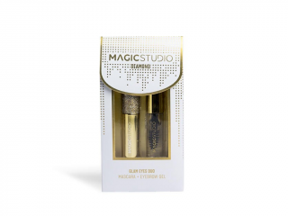 Magic Studio - DIAMOND GLAM EYES DUO  Mascara + Gel pentru fixarea sprâncenelor