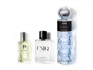 UNIQ No. 260 + PURE No. 260 +  L Uomo de Saphir - TRIO  Apă după ras 100ml +  Apă de parfum 50ml + 200ml