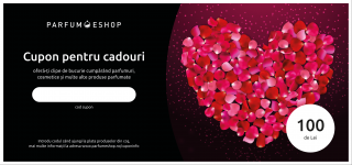 Voucher cadou - 100 Lei (PDF)  Voucher cadou (online) Motiv: inima