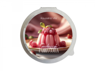 Zâna Magică -Panna Cotta de zmeură  Ceară parfumată de soia pentru aromalamp 20g