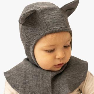Cagula Kitty din lana merinos Rib, Many Months, Charmer Explorer, Elephant Grey