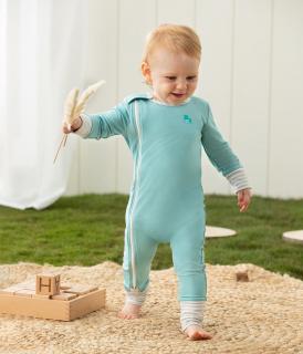 Love to Dream, Overall ECOVERO,       cu fermoar, 0-3 luni, Marine Blue