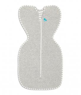 Love to Dream sac de dormit pentru infasat Swaddle Up, gri, M, 6-8.5kg,  1 TOG