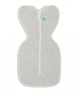 Love to Dream sac de dormit pentru infasat Swaddle Up, gri, S, 3.5-6kg,  1 TOG