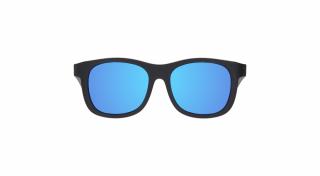 Ochelari de soare pentru copii, Babiators polarizati, ultraflexibili, Jet Black, lentile Mirror, 6+ ani