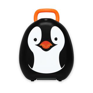 Olita portabila cu capac si maner My Carry Potty, Pinguin