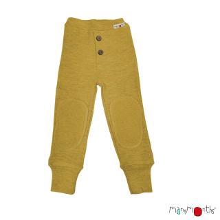 Pantaloni Jogger din lana merinos Rib, Many Months, Explorer, 50-80 86cm, Axolotl Yellow