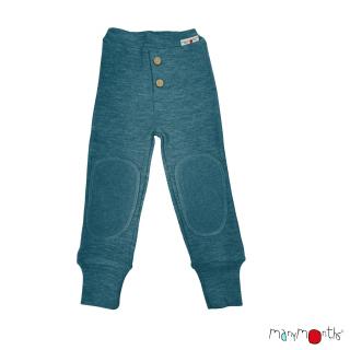 Pantaloni Jogger din lana merinos Rib, Many Months, New Comer Charmer Explorer, 50-80 86cm, Sea Grotto