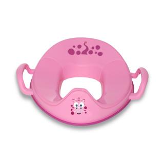 Reductor cu manere pentru toaleta, My Trainer Seat, Dragon roz