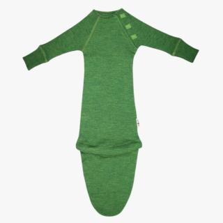 Sac de dormit din lana merinos Rib, ManyMonths, Charmer  Explorer Plus, 62-80 86+cm, Forest Floor Green