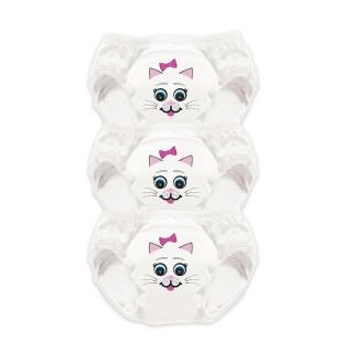Set de 3 chilotei de antrenament la olita My Little Training Pants, 2-3 ani, Pisica