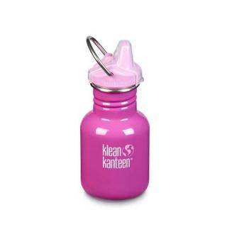 Sticla din otel inoxidabil cu capac Sippy, Narrow, 355 ml, Klean Kanteen, Clasic, Brushed Stainless