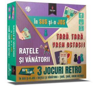 3 jocuri retro - In sus si-n jos. Ratele si vanatorii. Tara, tara, vrem ostasi!