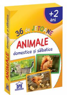 36 de Jetoane - Animale domestice si salbatice, DPH, 2-3 ani +