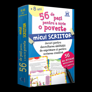 56 de Pasi pentru a scrie o poveste - Micul scriitor, DPH, 8-9 ani +