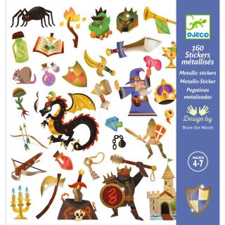 Abtibilduri Djeco Fantezie medievala, 4-7 ani