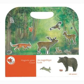 Animale din padure, set magnetic Egmont toys, + 3 ani