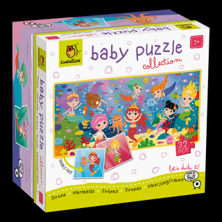 Baby Puzzle - Sirene, Ludattica, 2 - 5 ani