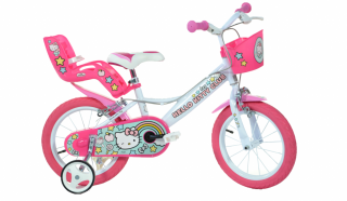 Bicicleta copii 14   Hello Kitty, DINO BIKES, 4-5 ani +