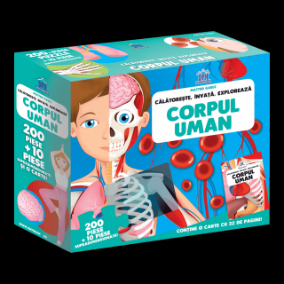 Calatoreste, Invata, Exploreaza: Corpul Uman, DPH, 2-3 ani +