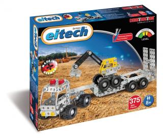 Camion cu remorca si excavator, Eitech, 8-9 ani +