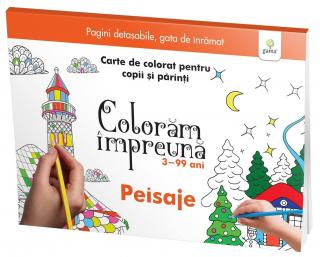 Carte de Colorat Peisaje, Editura Gama, 2-3 ani +