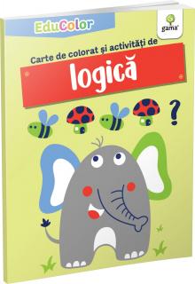 Carte de colorat si activitati de logica, Editura Gama, 4-5 ani +