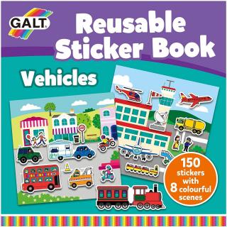 Cartea mea cu stickere - Vehicule, Galt, 2-3 ani +