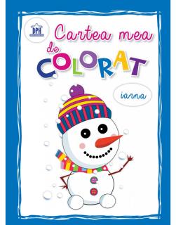 Cartea mea de colorat - Iarna, DPH, 2-3 ani +