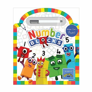 Carticica Scriu si sterg- Numberblocks 123