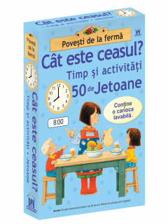 Cat este ceasul - Timp si activitati - 50 de jetoane, DPH, 2-3 ani +